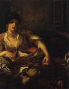 Eugene Delacroix algeriska kvinnor USA oil painting artist